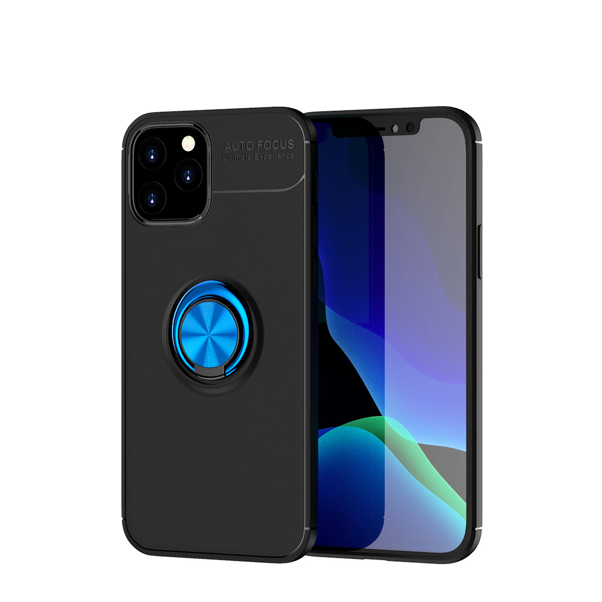 Finger Ring Kickstand TPU Case for iPhone 12 Pro/12 (Built-in Metal Sheet)