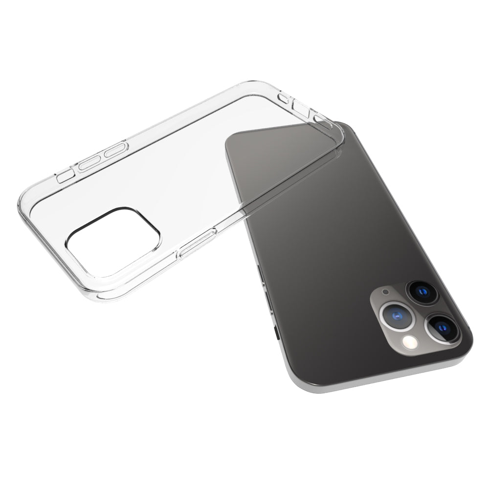 10Pcs/Pack Soft TPU Back Cover with Anti-watermark Inner for iPhone 12 Pro Max 6.7 inch