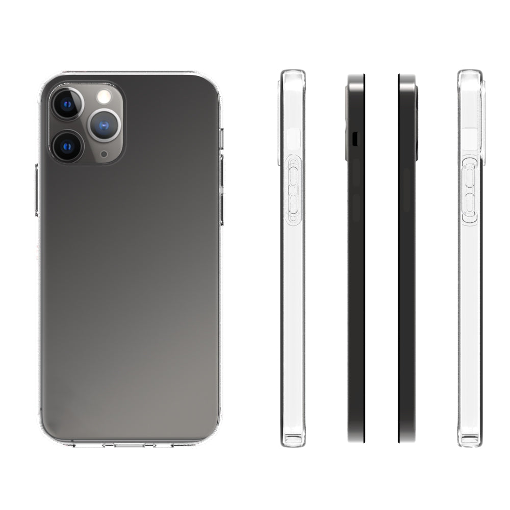 10Pcs/Pack Soft TPU Back Cover with Anti-watermark Inner for iPhone 12 Pro Max 6.7 inch
