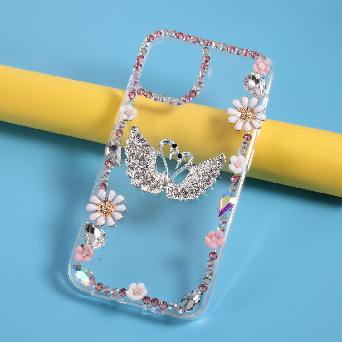 Rhinestone Decoration TPU Cover for iPhone 12 Pro/12
