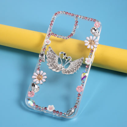 Rhinestone Decoration TPU Cover for iPhone 12 Pro/12