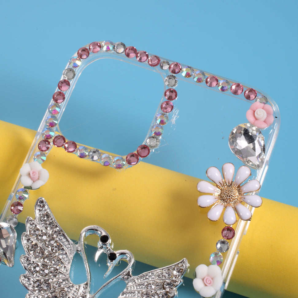 Rhinestone Decoration TPU Cover for iPhone 12 Pro/12