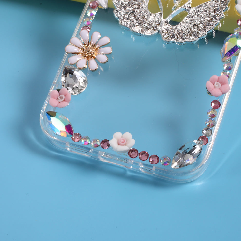 Rhinestone Decoration TPU Cover for iPhone 12 Pro/12