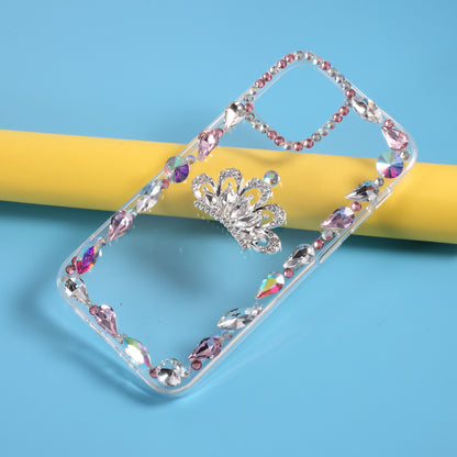Rhinestone Decoration TPU Cover for iPhone 12 Pro/12