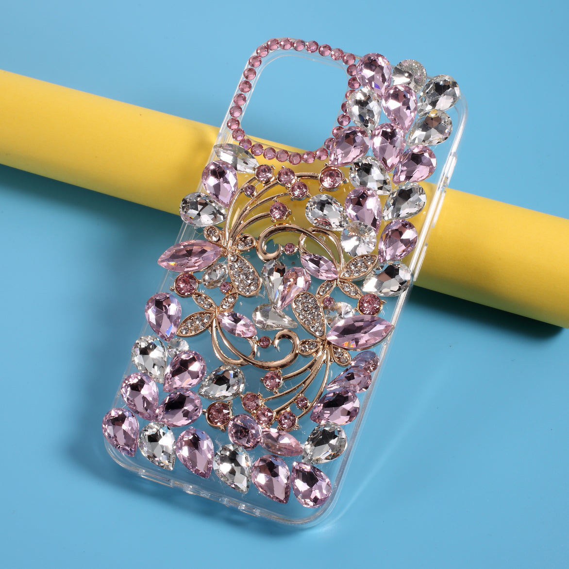 Rhinestone Decoration TPU Shell for iPhone 12 Pro Max 6.7 inch