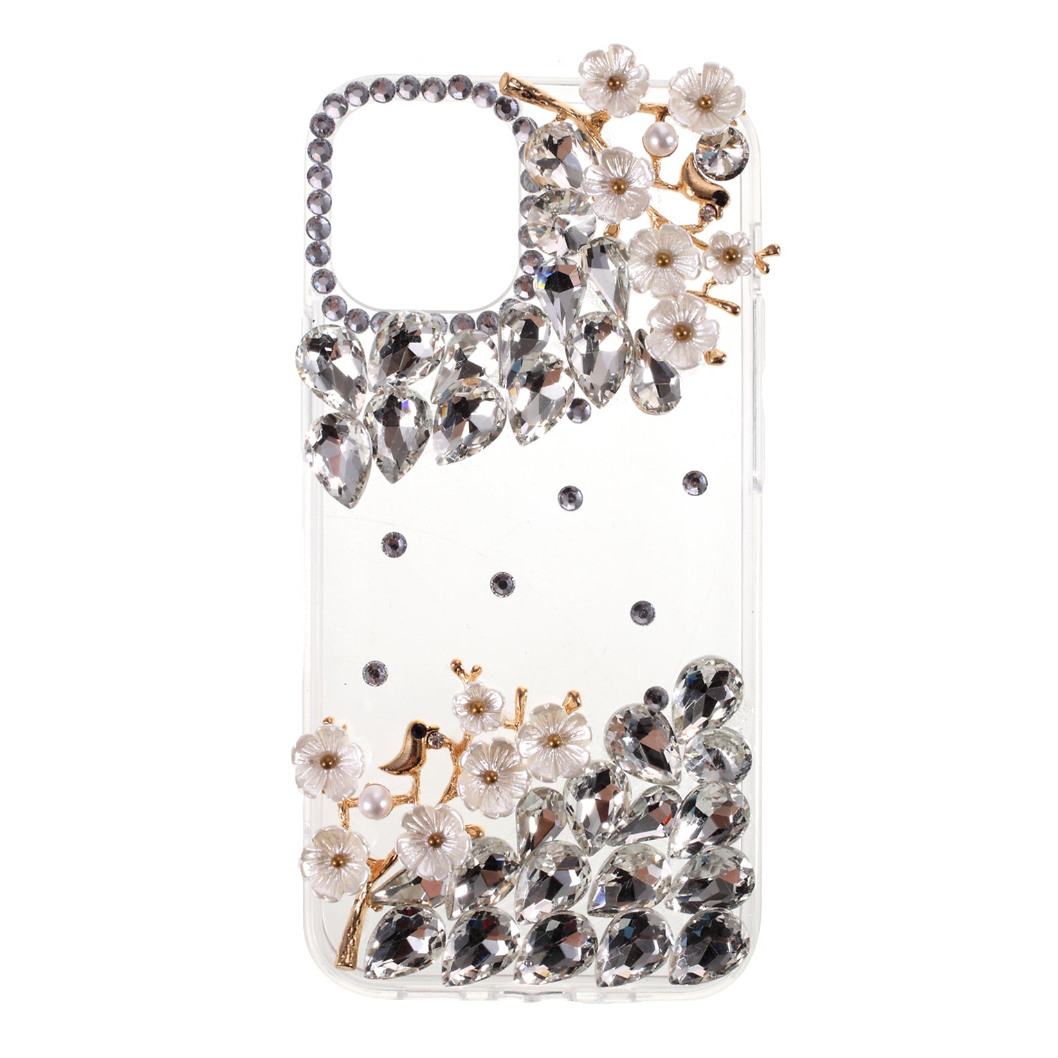 Rhinestone Decoration TPU Shell for iPhone 12 Pro Max 6.7 inch