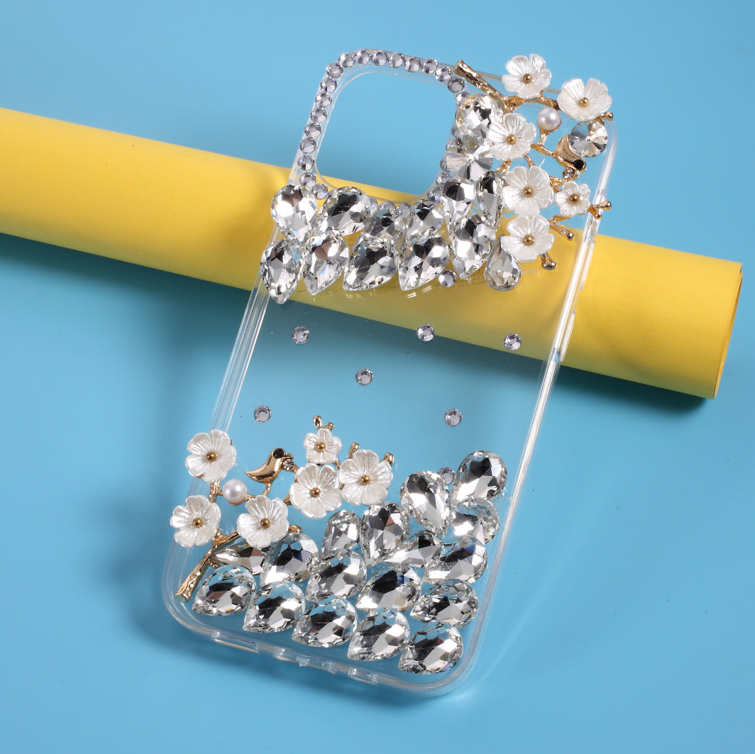 Rhinestone Decoration TPU Shell for iPhone 12 Pro Max 6.7 inch