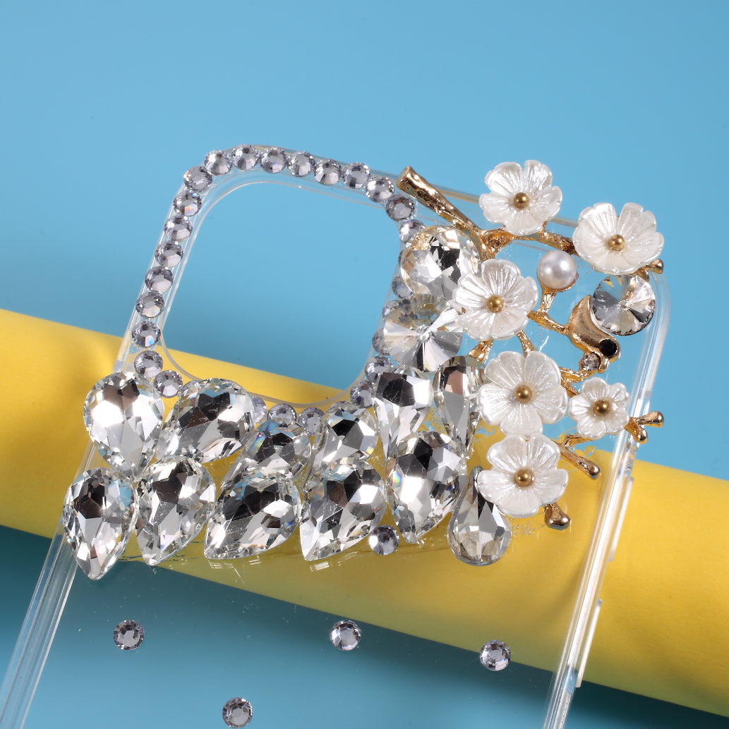 Rhinestone Decoration TPU Shell for iPhone 12 Pro Max 6.7 inch