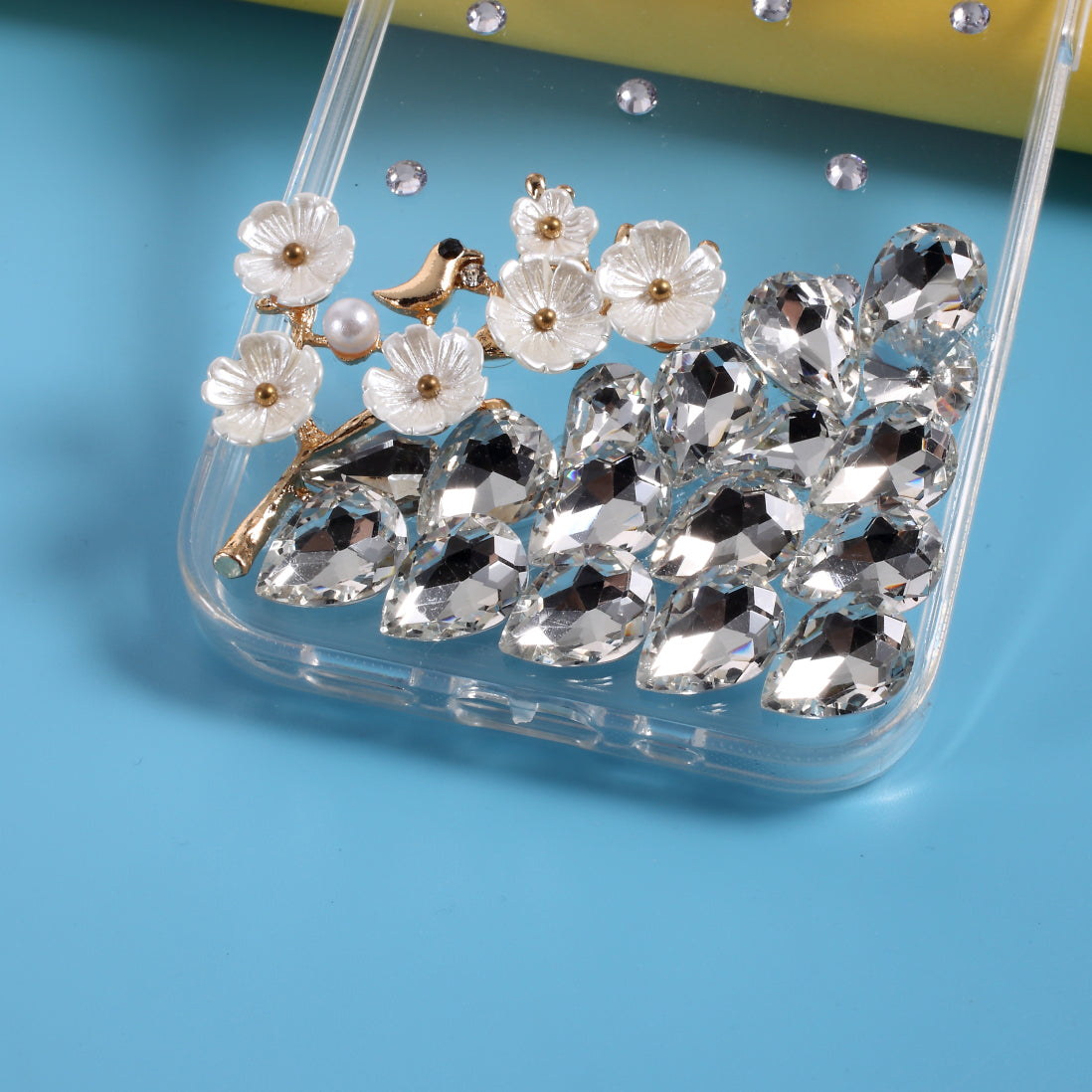 Rhinestone Decoration TPU Shell for iPhone 12 Pro Max 6.7 inch
