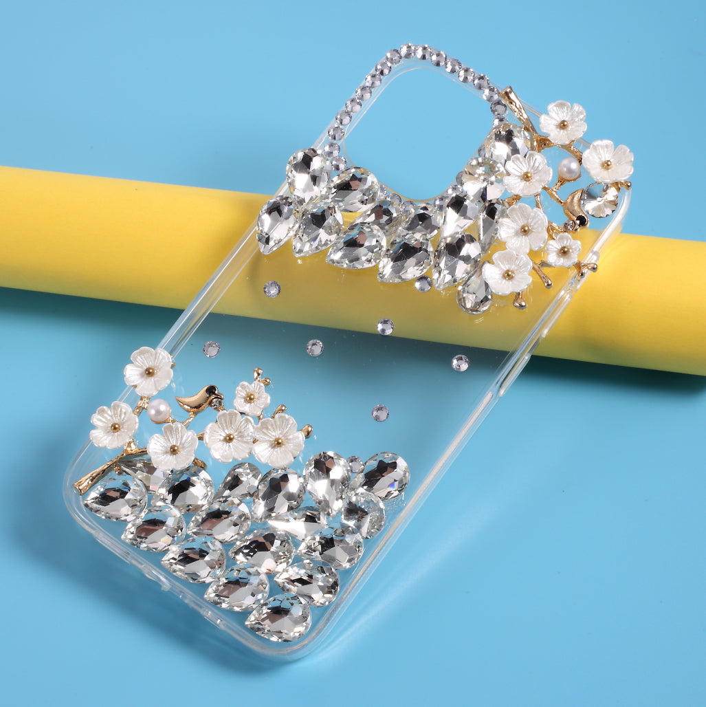 Rhinestone Decoration TPU Shell for iPhone 12 Pro Max 6.7 inch