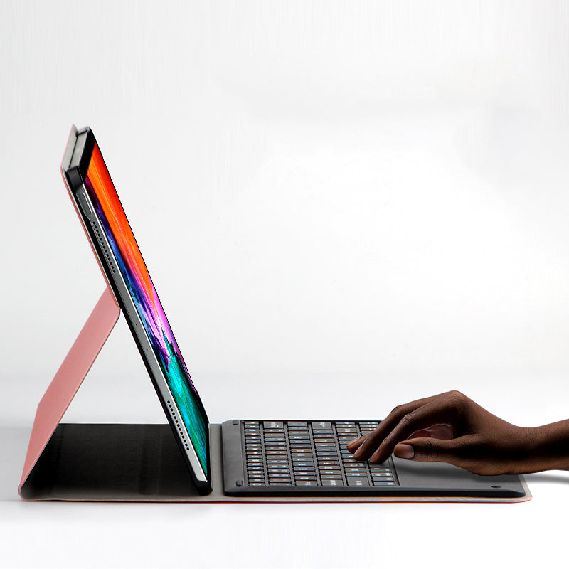 Bluetooth Keyboard Leather Stand Cover for iPad Pro 12.9-inch (2020)