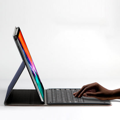 Bluetooth Keyboard Leather Stand Cover for iPad Pro 12.9-inch (2020)