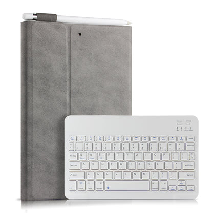 Bluetooth Keyboard Leather Stand Shell Case for iPad 9.7-inch (2018)