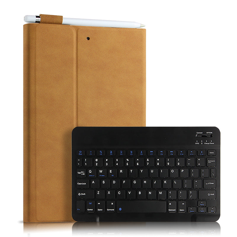 Bluetooth Keyboard Leather Stand Case Cover for iPad 10.2 (2021)/(2020)/(2019)