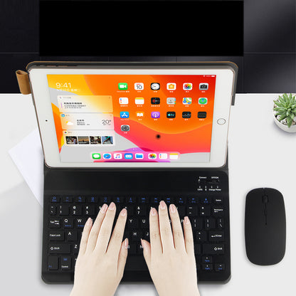 Bluetooth Keyboard Leather Stand Case Cover for iPad 10.2 (2021)/(2020)/(2019)