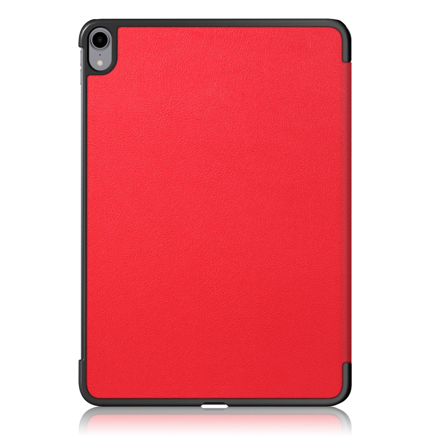 Tri-fold Stand Hard Back Shell Folio PU Leather Cover with Auto Wake/Sleep Functions for iPad Air (2020)/Air (2022)