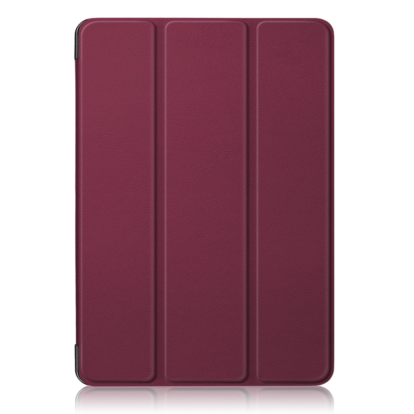 Tri-fold Stand Hard Back Shell Folio PU Leather Cover with Auto Wake/Sleep Functions for iPad Air (2020)/Air (2022)