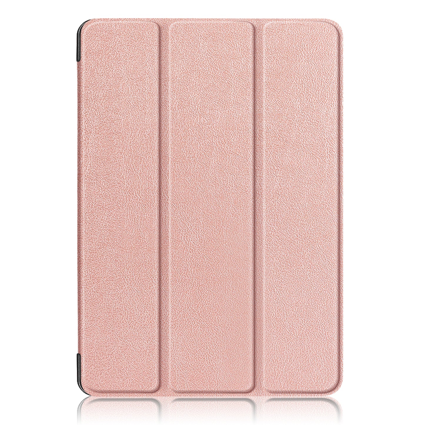 Tri-fold Stand Hard Back Shell Folio PU Leather Cover with Auto Wake/Sleep Functions for iPad Air (2020)/Air (2022)