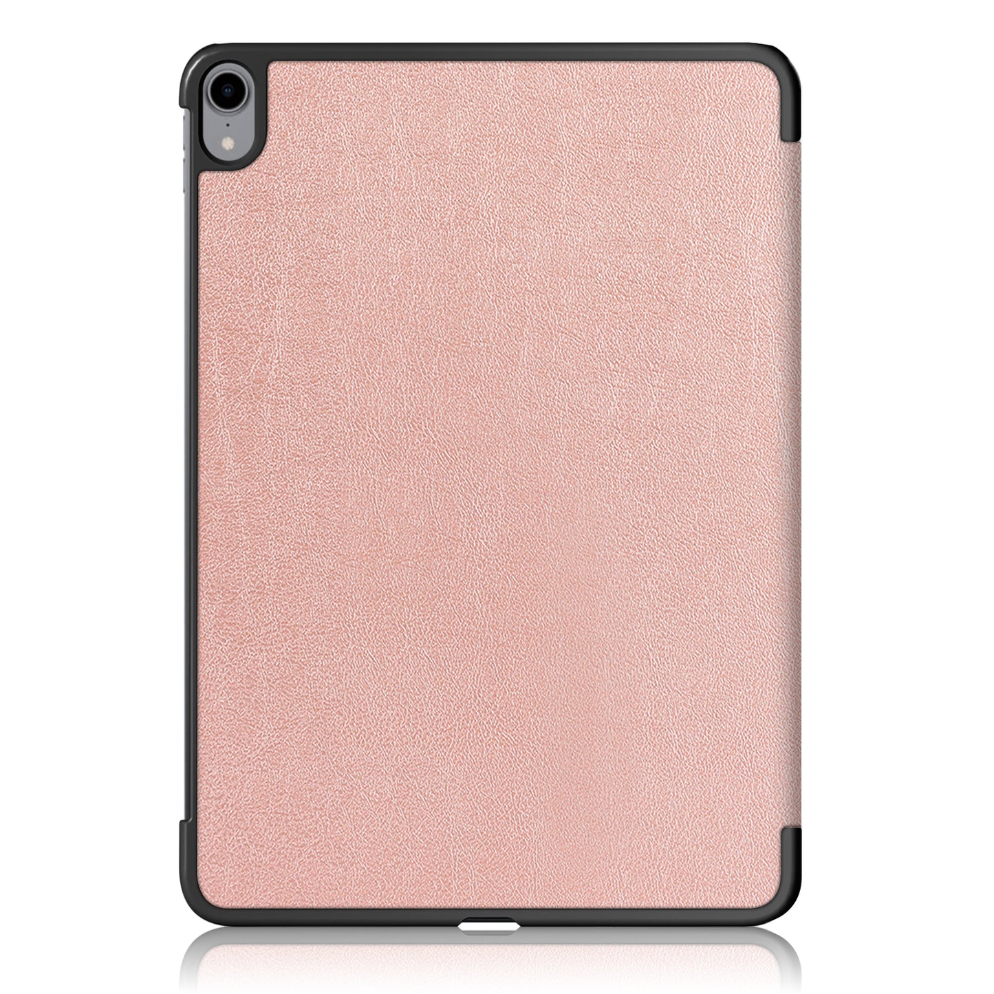 Tri-fold Stand Hard Back Shell Folio PU Leather Cover with Auto Wake/Sleep Functions for iPad Air (2020)/Air (2022)