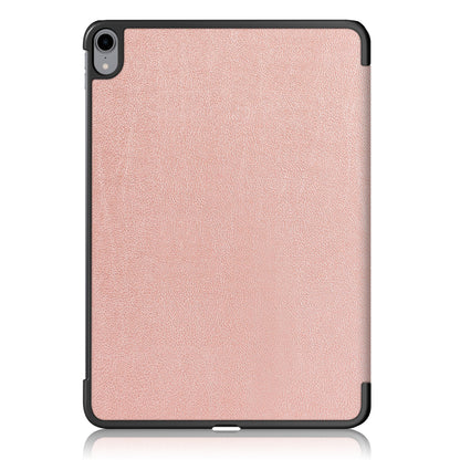 Tri-fold Stand Hard Back Shell Folio PU Leather Cover with Auto Wake/Sleep Functions for iPad Air (2020)/Air (2022)