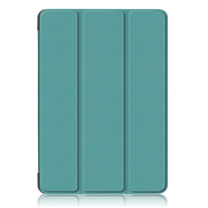 Tri-fold Stand Hard Back Shell Folio PU Leather Cover with Auto Wake/Sleep Functions for iPad Air (2020)/Air (2022)