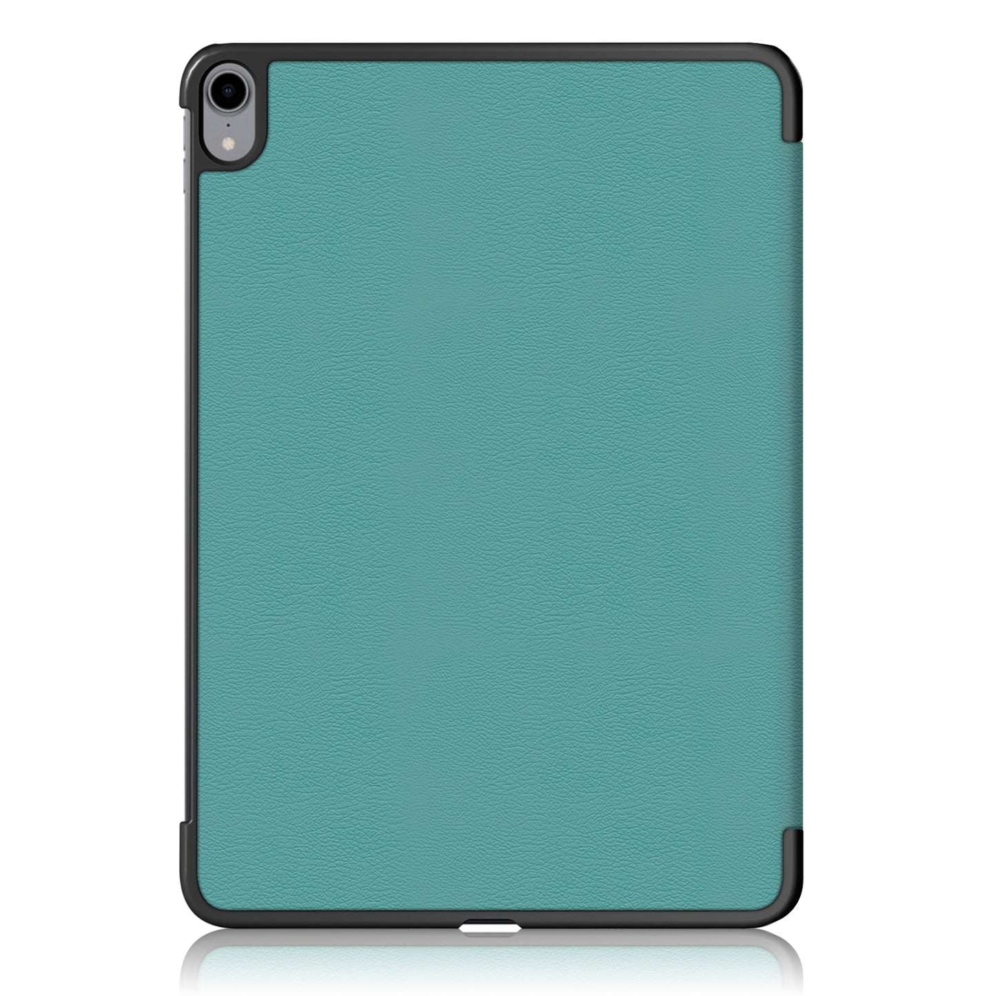 Tri-fold Stand Hard Back Shell Folio PU Leather Cover with Auto Wake/Sleep Functions for iPad Air (2020)/Air (2022)