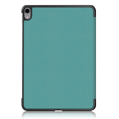 Tri-fold Stand Hard Back Shell Folio PU Leather Cover with Auto Wake/Sleep Functions for iPad Air (2020)/Air (2022)