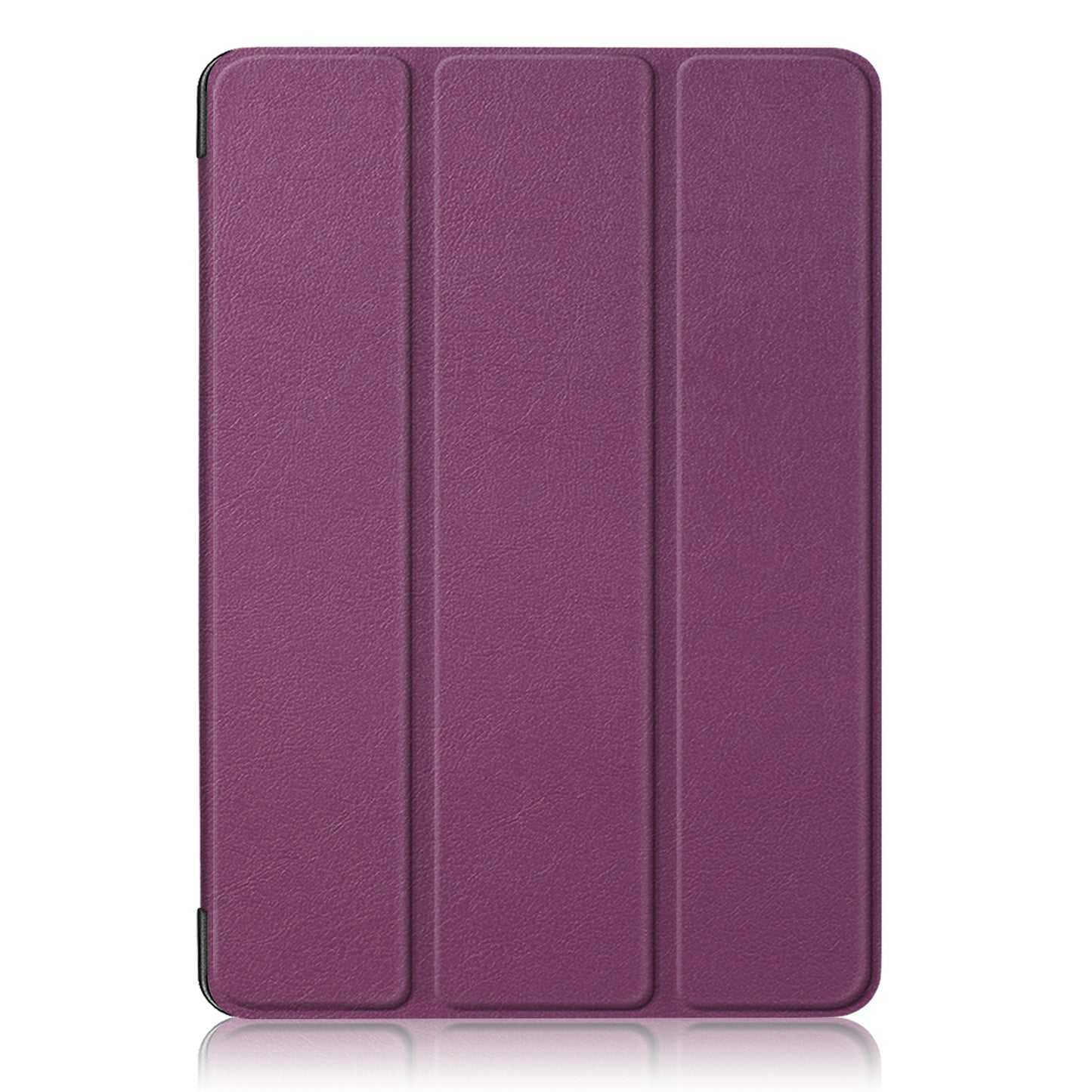 Tri-fold Stand Hard Back Shell Folio PU Leather Cover with Auto Wake/Sleep Functions for iPad Air (2020)/Air (2022)