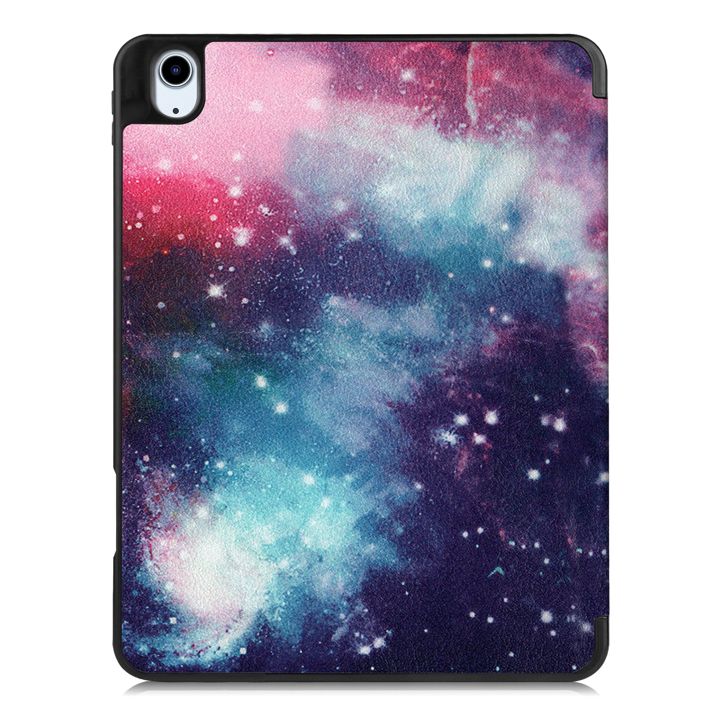 For iPad Air (2020)/Air (2022) Pattern Printing PU Leather Soft TPU Back Tablet Case Smart Tri-fold Stand Auto Wake/Sleep Shell with Pen Slot