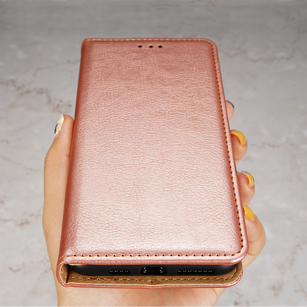 For Samsung Galaxy S20 FE/S20 Fan Edition/S20 FE 5G/S20 Fan Edition 5G/S20 Lite/S20 FE 2022 Plain Magnetic Leather Phone Protective Case