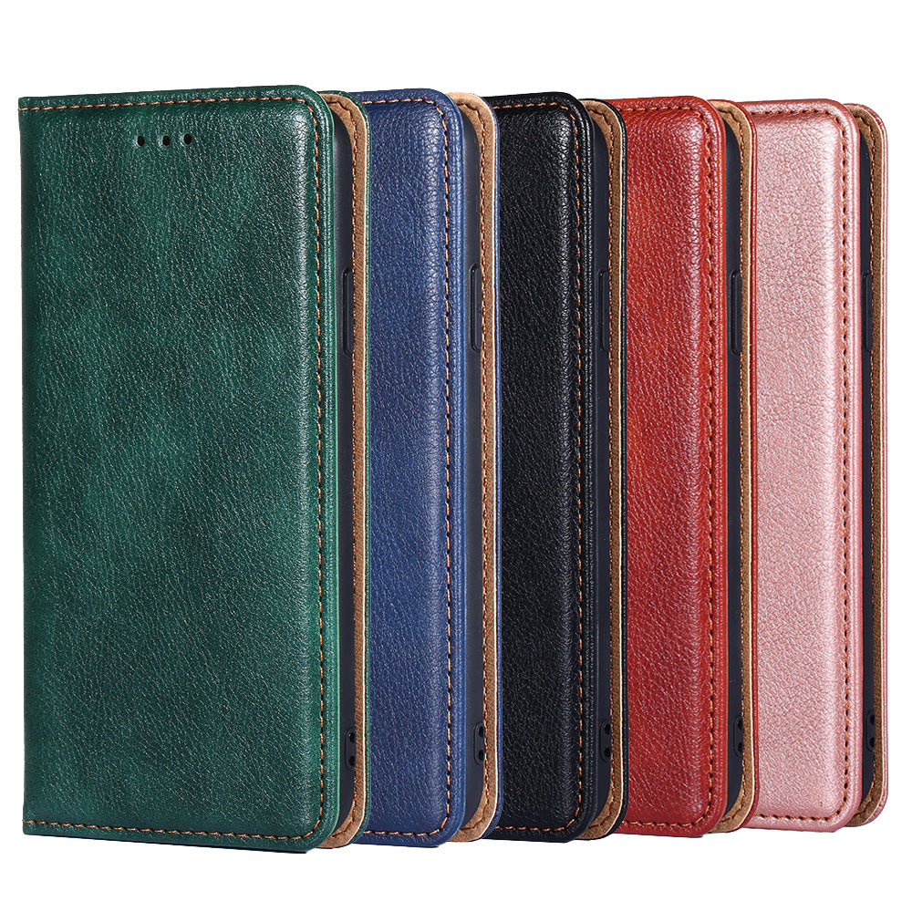 For Samsung Galaxy S20 FE/S20 Fan Edition/S20 FE 5G/S20 Fan Edition 5G/S20 Lite/S20 FE 2022 Plain Magnetic Leather Phone Protective Case