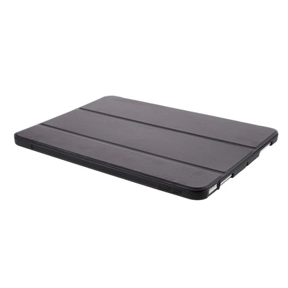 Tablet Shell for iPad Air (2020)/Air (2022) Tri-fold Stand Silicone + Leather Case