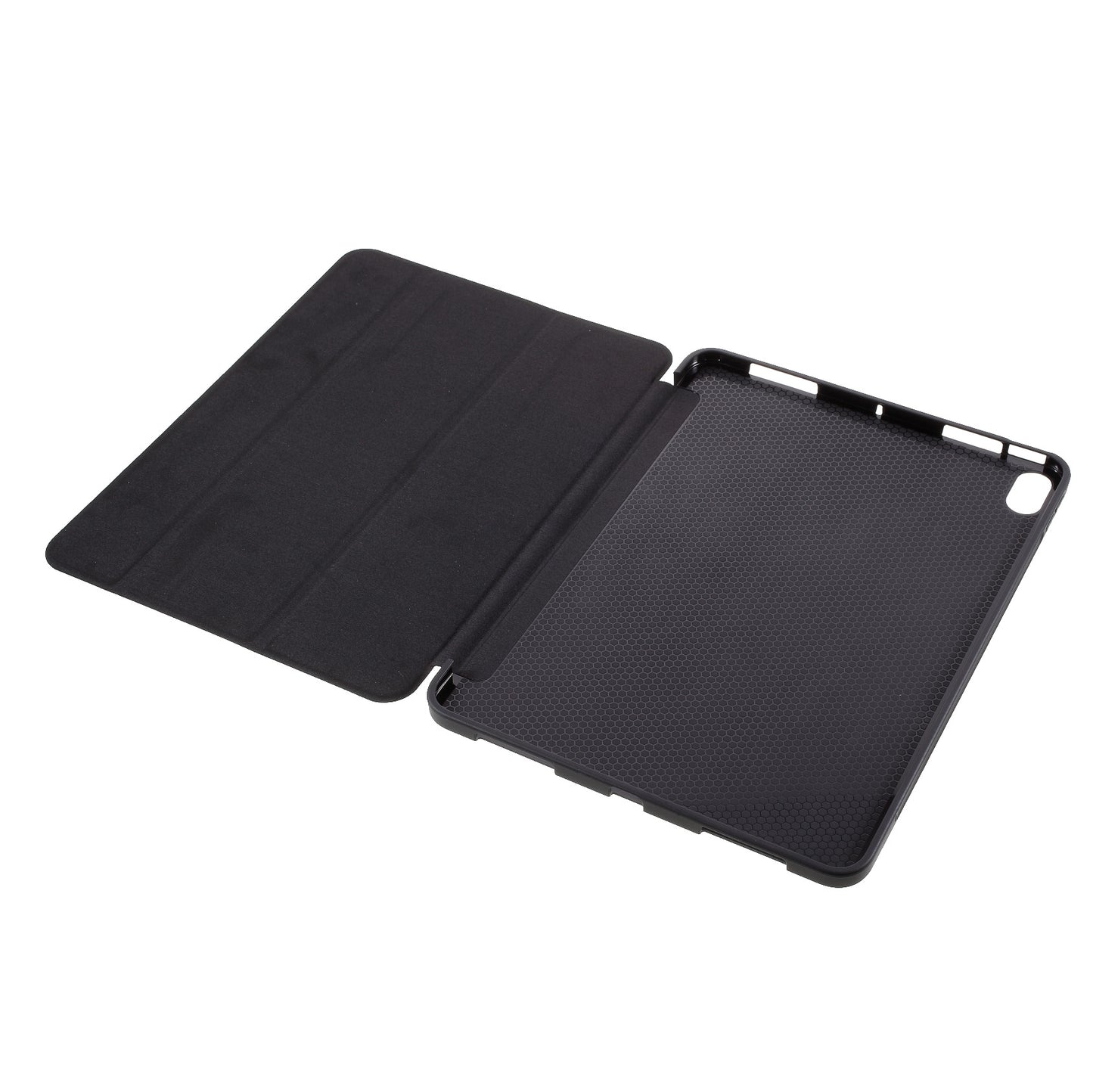 Tablet Shell for iPad Air (2020)/Air (2022) Tri-fold Stand Silicone + Leather Case