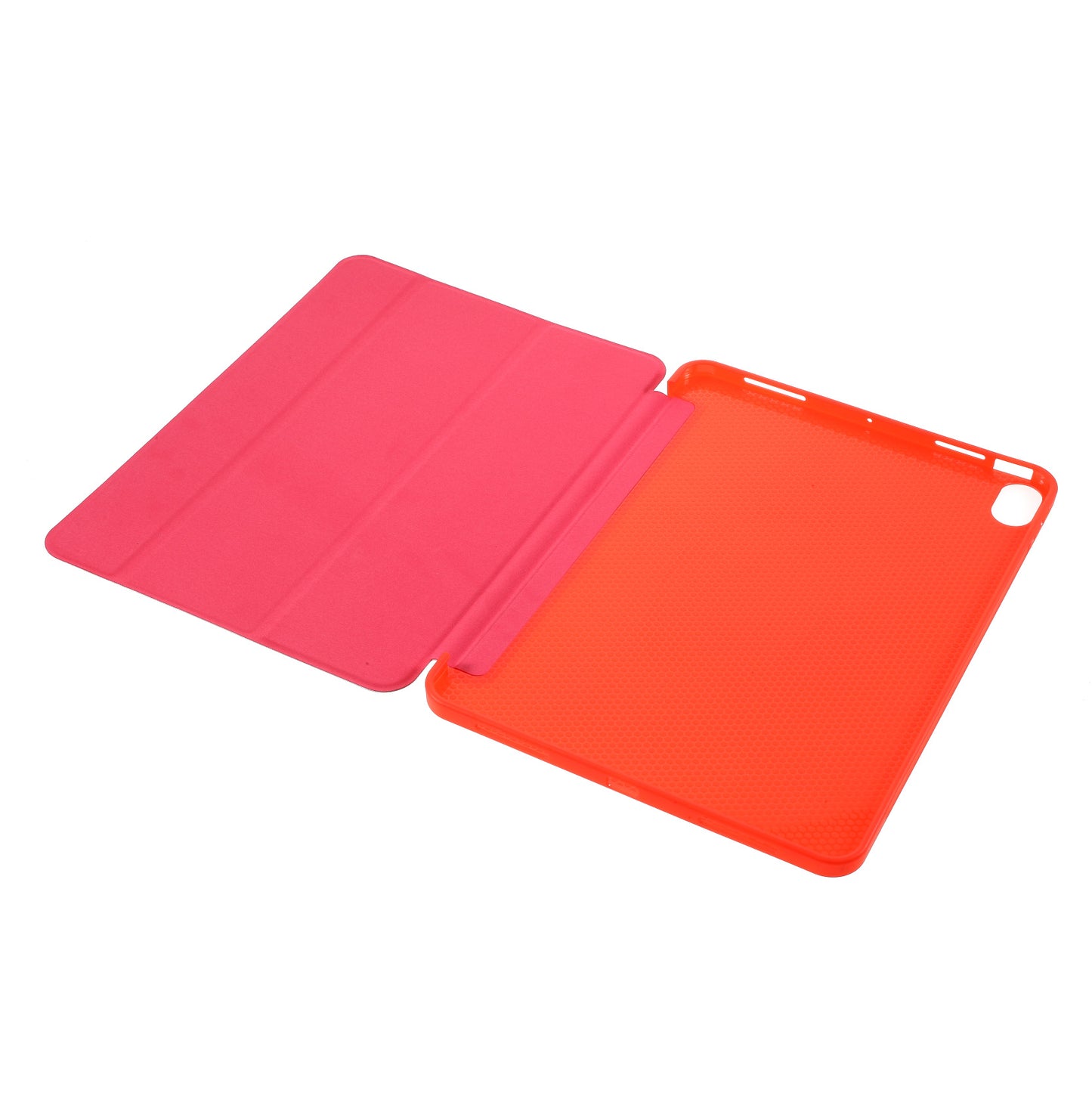 Tablet Shell for iPad Air (2020)/Air (2022) Tri-fold Stand Silicone + Leather Case