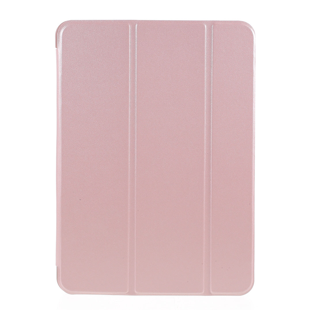 Tablet Shell for iPad Air (2020)/Air (2022) Tri-fold Stand Silicone + Leather Case