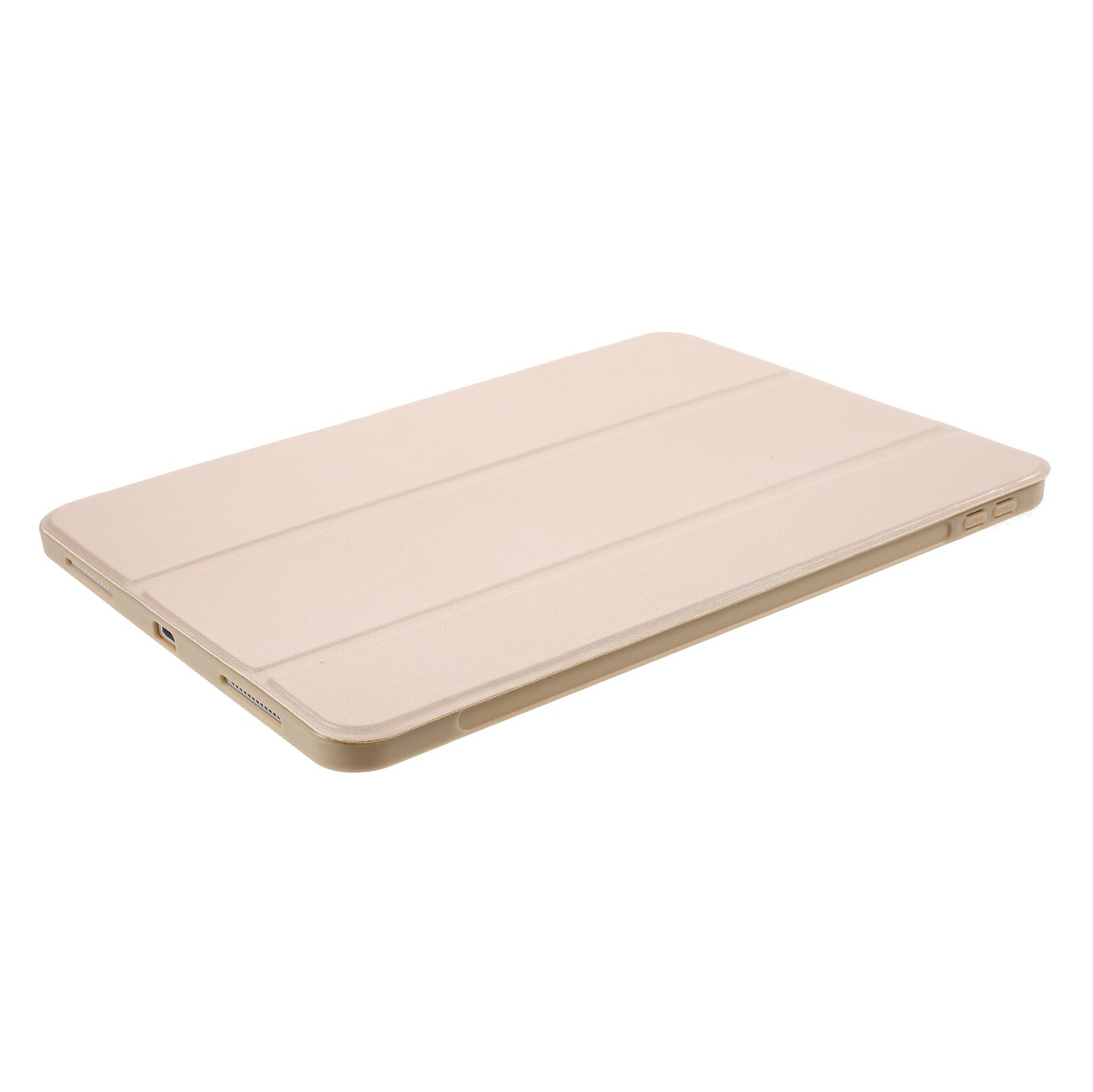 Tablet Shell for iPad Air (2020)/Air (2022) Tri-fold Stand Silicone + Leather Case