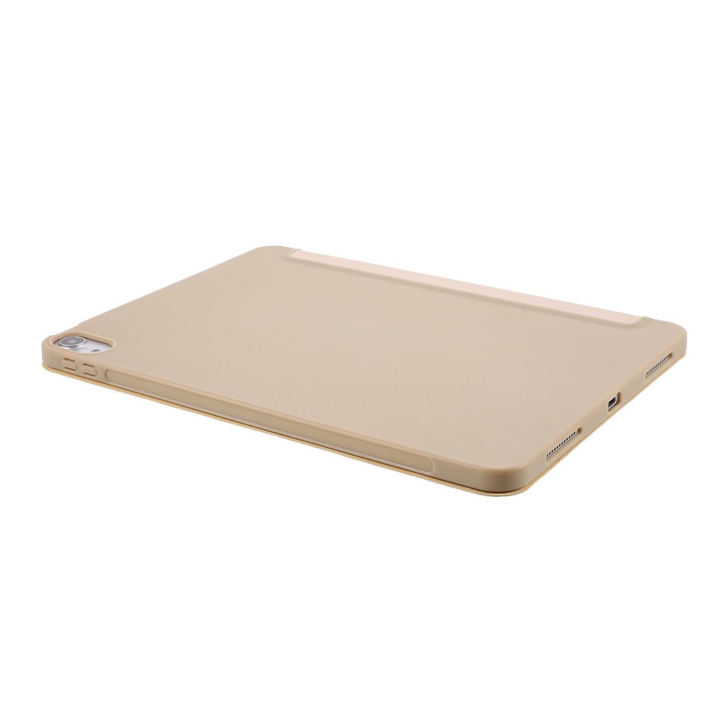 Tablet Shell for iPad Air (2020)/Air (2022) Tri-fold Stand Silicone + Leather Case