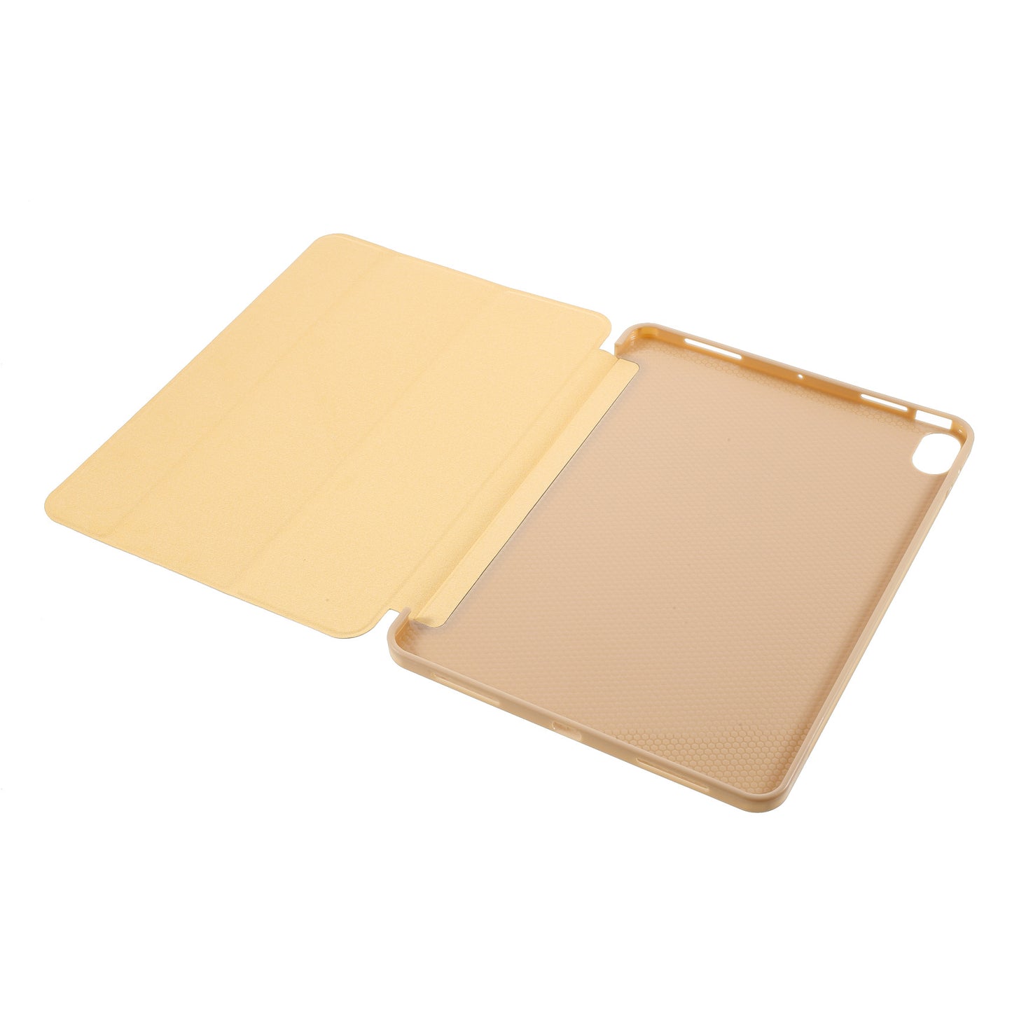 Tablet Shell for iPad Air (2020)/Air (2022) Tri-fold Stand Silicone + Leather Case