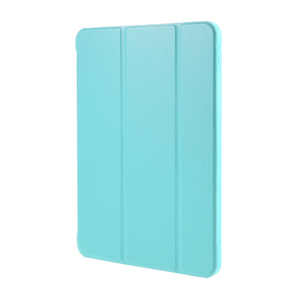Tablet Shell for iPad Air (2020)/Air (2022) Tri-fold Stand Silicone + Leather Case