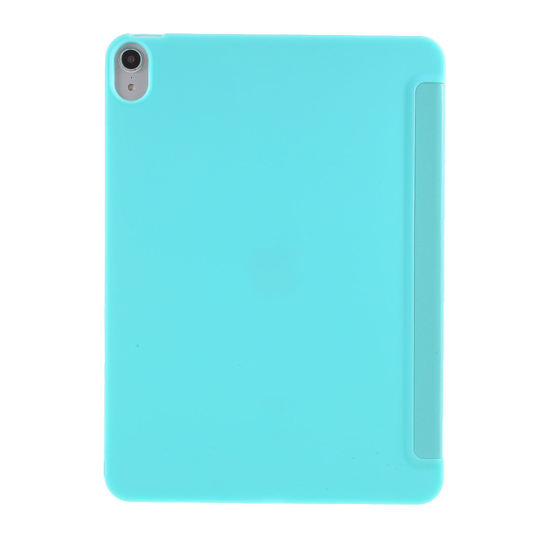 Tablet Shell for iPad Air (2020)/Air (2022) Tri-fold Stand Silicone + Leather Case