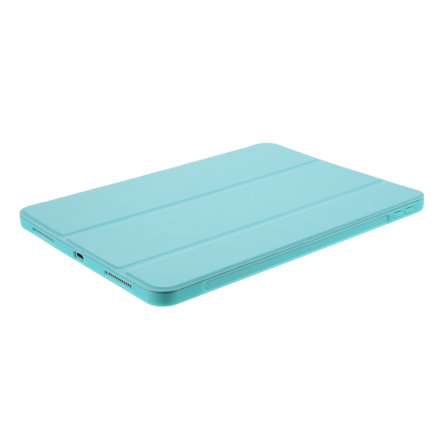 Tablet Shell for iPad Air (2020)/Air (2022) Tri-fold Stand Silicone + Leather Case