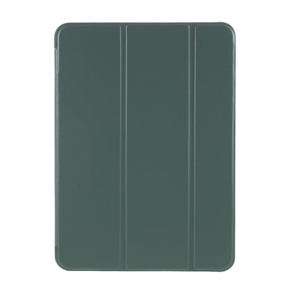 Tablet Shell for iPad Air (2020)/Air (2022) Tri-fold Stand Silicone + Leather Case