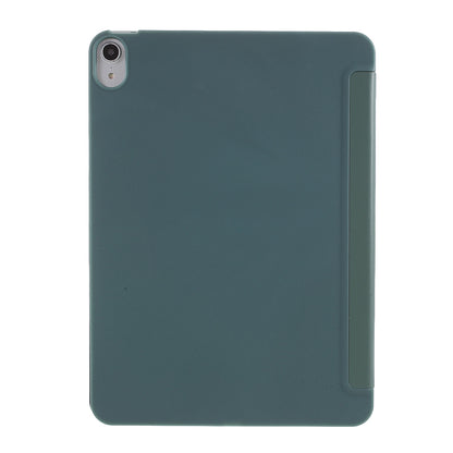 Tablet Shell for iPad Air (2020)/Air (2022) Tri-fold Stand Silicone + Leather Case