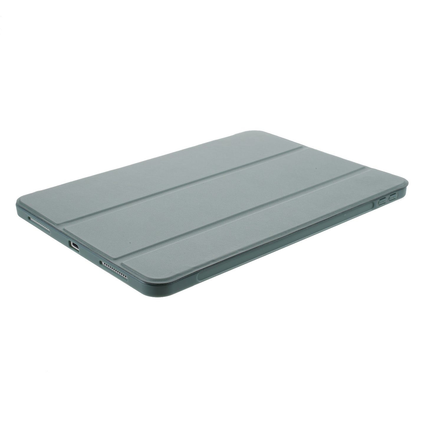 Tablet Shell for iPad Air (2020)/Air (2022) Tri-fold Stand Silicone + Leather Case