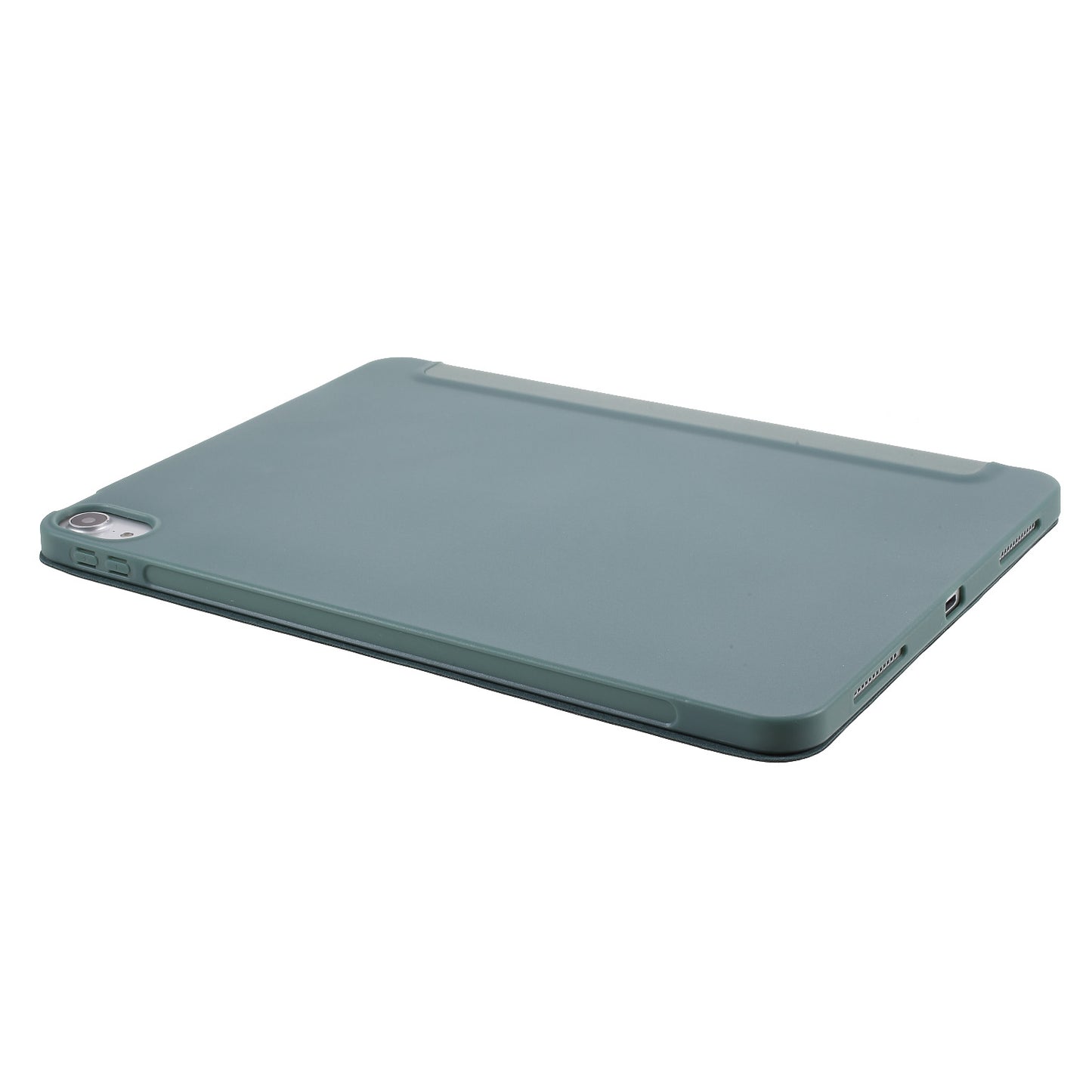 Tablet Shell for iPad Air (2020)/Air (2022) Tri-fold Stand Silicone + Leather Case