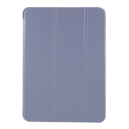 Tablet Shell for iPad Air (2020)/Air (2022) Tri-fold Stand Silicone + Leather Case