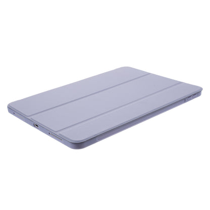 Tablet Shell for iPad Air (2020)/Air (2022) Tri-fold Stand Silicone + Leather Case
