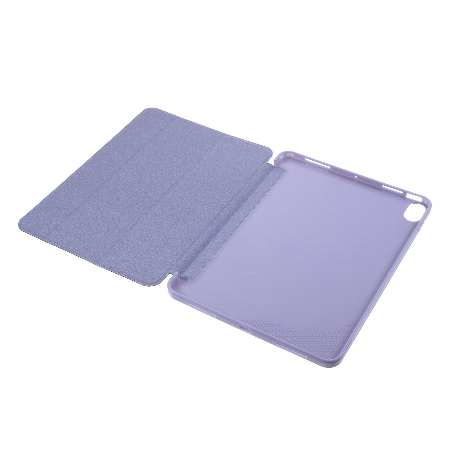 Tablet Shell for iPad Air (2020)/Air (2022) Tri-fold Stand Silicone + Leather Case