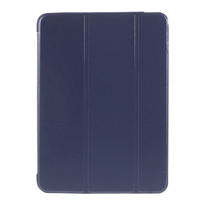 Tablet Shell for iPad Air (2020)/Air (2022) Tri-fold Stand Silicone + Leather Case