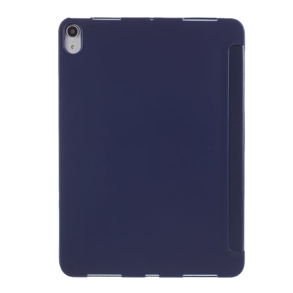 Tablet Shell for iPad Air (2020)/Air (2022) Tri-fold Stand Silicone + Leather Case